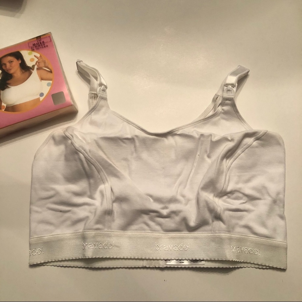 Bravado! Nursing Bra 38-42 E-G color White